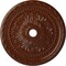 Ekena Millwork Palmetto Medallion (Canopies up to 7 5/8"), 31 1/2"OD x 3 5/8"ID x 1 3/4"P, Burnished Mahogany CM31PMBMC - alternate 1